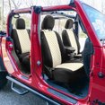thumbnail image 2 of FH Group Neoprene Waterproof Custom Fit Car Seat Covers for 2020-2024 Jeep Gladiator Full Set Beige, 2 of 5