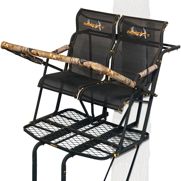 Muddy The Rebel 2.5, 17' Hunting Ladderstand, 2 Person Climbing Tree Stand