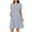 Light Blue, variant on Tranfacy Women's Short Sleeve Maternity Dress,Casual Maternity Dress,Solid Color Maternity Dress Short Sleeve V-Neck Button Down Front A-Line Pregnancy Gown
