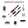 thumbnail image 3 of 3.5mm To Dual 1/4 Inch Sound Splitter Cable, Cotton Mesh Braiding Jacket 1/8 To Dual 1/4 Inch Cable Stereo To Mono Female To Male  For Phone For Mixer, 3 of 8