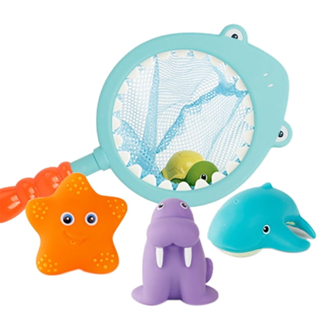 Baby Bath Toys, Fun Bath Time Bath Toys 7PCS Marine Animal Bath Toys Set