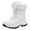 Blanc, variante sur Ymyiu Bottes de Neige Garçons Filles Extérieur Antidérapantes Isolées Imperméables Bottes de Neige d'Hiver Enfants Bottes Sorel (Blanc, 10-10,5 Ans)