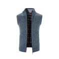 thumbnail image 5 of Leutsin 2021 Automne et Hiver Plus Veste en Molleton Chandail pour Homme Col Montant Cardigan, 5 of 5
