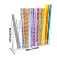 thumbnail image 2 of Adjustable Storage Organizer Rack Functional Acrylic Holder With Five Compartments For Efficient Kitchen And Living Room Space Saving Design, 2 of 5