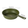 thumbnail image 3 of EGNMCR Gadgets de Cuisine, Accessoires de Cuisine, Ustensiles de Cuisine, Plateau à Outils de Cuisine avec Poignée en Acier Inoxydable Camping Randonnée Vaisselle Portable Pique-Nique Mini Plateau de Souper Poêle à Frire en Acier Inoxydable, 3 of 6