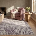 thumbnail image 1 of Rug Branch Nomad Abstract Indoor Area Rug, Purple Beige, Coastal - Living Room, Bedroom, Dining Room, and Kitchen, 1 of 7