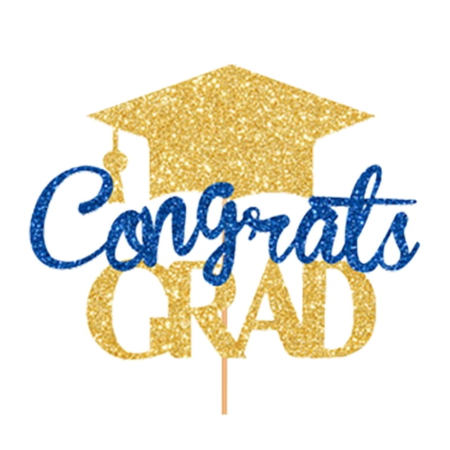 Graduation Cake Toppers Decorations For Party Desserts Baking Supplies Sweet Celebration Insert