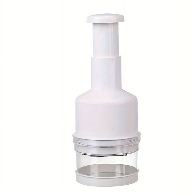 MesaSe Manual Garlic Crusher and Food Chopper Portable Mini Non-Electric Stainless Steel Handheld Vegetable and Onion Chopper Garlic Grinder Garlic Masher for RV Kitchen Camping