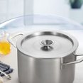 thumbnail image 1 of Elodie Pot Cover,Skillet Cookware Lid,Stainless Steel Lid,Kitchen Cookware Cover,Cooking Pot Lid,Stockpot Lid for Pans Skillets Pots 38cm, 1 of 8