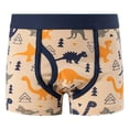 thumbnail image 1 of MIASHUI Boys Boxer Shorts Cotton Pattern Boxer Brief Underwear,Khaki,4-5 Years, 1 of 2