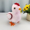 thumbnail image 2 of Electronic Walking & Chirping Chicken Plush Toy, Interactive Pet Companion for Kids, Battery-Powered Stuffed Animal, 2 of 8