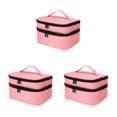 thumbnail image 4 of Redempat Nail Polish Storage Bags Made With Polyester For Everyday Sturdy And Durable pink 3Set, 4 of 6