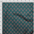 thumbnail image 3 of oneOone Viscose Jersey Fabric Leaves & Floral Block Print Fabric BTY 60 Inch Wide, 3 of 4