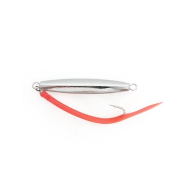BLUEWING Diamond Jig 1pc Saltwater Fishing Jigs with Split Tube Tail and Stainless Steel Hook, 2oz, Red
