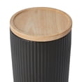 thumbnail image 4 of Grand bidon côtelé noir Anko, 4 of 7