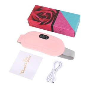 Ceinture portable de coussin de chauffage menstruel pour les périodes de massage de soulagement de la crampe