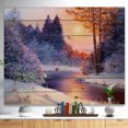 thumbnail image 2 of Design Art - Forêt de Noël avec Rivière, 2 of 5