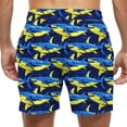 thumbnail image 4 of Kakii Men's Swim Trunks Hawaiian Bathing Mesh Lining Suit Swimsuits Beach Shorts with Pockets, 4 of 6