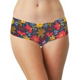 thumbnail image 2 of No Show Laser Cut Surprise Print Hipster Panty 6 Pack, 2 of 5