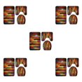 thumbnail image 3 of Maytalsory 1/2/3/5 Comfortable And Durable Bath Rug - Enjoy Luxurious Bath Experience Fashionable Fashion Bath Mat Set Q190816-B041 5PCS, 3 of 6