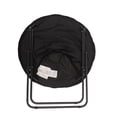 thumbnail image 5 of Chaise lune peluche Mainstays, noir, 5 of 5