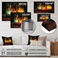 thumbnail image 4 of Designart "Island Oasis Cocktails Vibrant Delight" Cocktails Metal Wall Art, Orange Metal Wall Decor, Traditional Metal Art Decor For Living Room - 32x16 Inch, 4 of 6