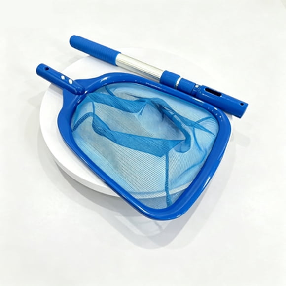 Pool Leaf Skimmer Net with 3-section Telescopic Pole, Fine Mesh Debris Catcher for Swimming Pool, Hot Tub, Pond Cleaning