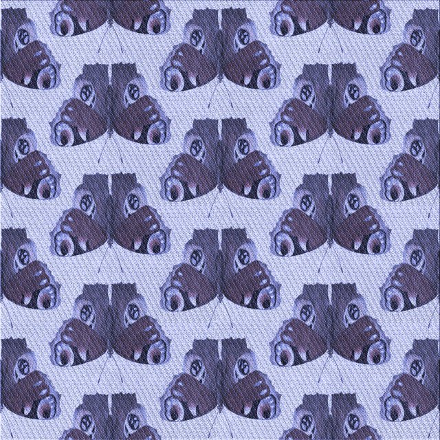 Ahgly Company Machine Washable Indoor Square Transitional Deep Periwinkle Purple Area Rugs, 5' Square