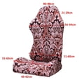 thumbnail image 2 of fastboy Housse de Chaise Pivotante pour Ordinateur Gaming Housse de Fauteuil Extensible Motif Noir, 2 of 9