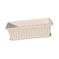 thumbnail image 3 of Almencla 17 Inches Flower Window Box with Tray for Balcony Indoor Outdoor Plants Yard white, 3 of 8