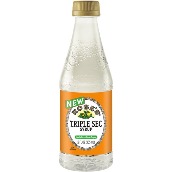 Rose's Sirop Triple Sec 12 fl oz - 12/caisse
