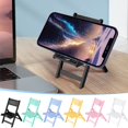 thumbnail image 3 of WLOELOEW Yellow Flat Base Chair Phone Stand Bracket For Office Desk To Raise Mobile Phone Height Plastic Yellow, 3 of 3