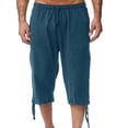 thumbnail image 1 of SHIXIAOO Men's Spring and Summer Sweatpants Jogging Pants Loose Casual Beach Capri Pants, 1 of 4