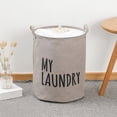 thumbnail image 1 of Quilt Storage Bags Clothes Dirty Laundry Basket Large Capacity Drawstring Mouth Moistureproof Packing Bags Home Fabric Moving Bags, 1 of 6