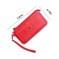 thumbnail image 4 of bbymog Organization and Storageladies Wallet Slim Bifold Wallet With Zipper Closure Multi Card Case Ladies Credit Card Multi Card Coin Purse, 4 of 7