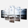 thumbnail image 2 of Impression sur Toile Côte Atlantique Dramatique à Basse Marée - Bord de Mer, 2 of 3