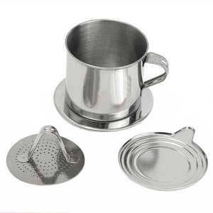 Steel Vietnamese Coffee Drip Press Single Maker For Office Neu Schön Z89C S0V1