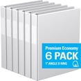 thumbnail image 1 of Davis Group, Premium Economy, D Ring, Binder, 6 Pack, 1", 1 of 3