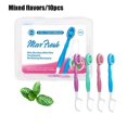 thumbnail image 1 of Disposable Toothbrushes with Toothpaste, 5-in-1 Tool(Mini Toothbrush & Floss & Tongue Scraper & Toothpick Set) with Bursting BeadPortable Oral Care for Home&All in-One Oral Care on The Go, 1 of 8