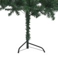 thumbnail image 5 of vidaXL Arbre de Noël Artificiel d'Angle Vert 120 cm PVC, 5 of 5