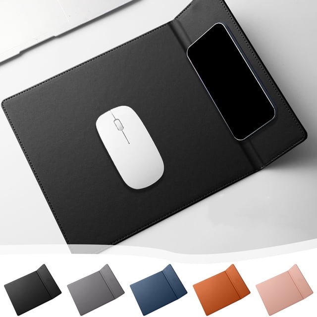 Summer Savings! Gspmoly 15W Fast Charging Office Small Computer Folding Mouse Pad Multifunction Wireless Charging Stand Mouse Pad Summer Savings