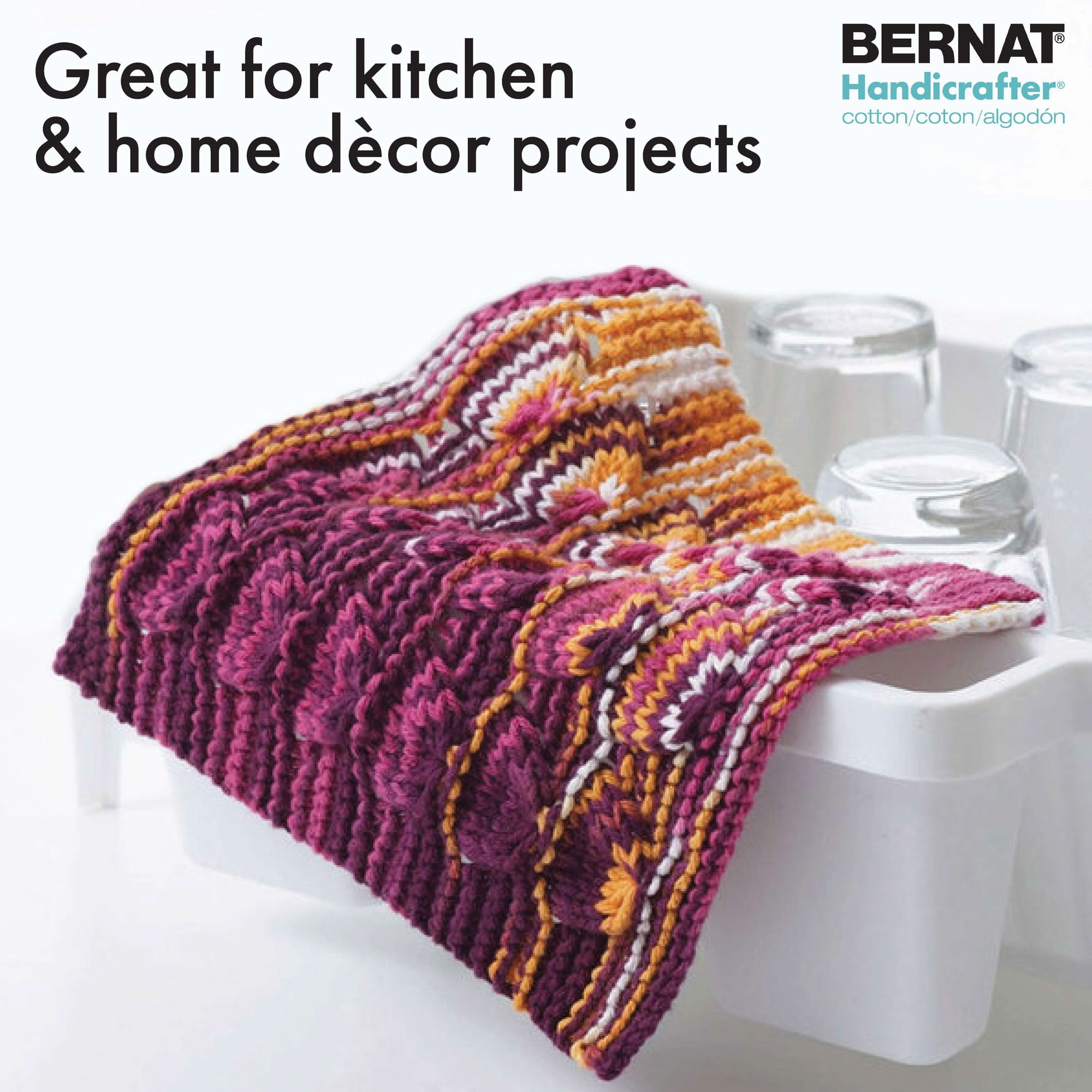 Bernat® Fil Ombre Handicrafter®, Coton #4 Moyen, 12oz/340g, 573 Yards