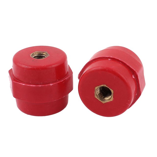 Unique Bargains 2 x SM30 0.32' 8mm Dia Female Brass Thread Bus Bar Insulator Separator