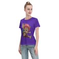 thumbnail image 4 of Women's Basic Short Sleeve T-Shirt One Piece Chopper, 4 of 6