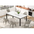 thumbnail image 1 of Industrial Dining Table for 8, 71 Inch Kitchen Table with Sturdy Metal Legs for Dining Room & Office（ No Chairs）, 1 of 6