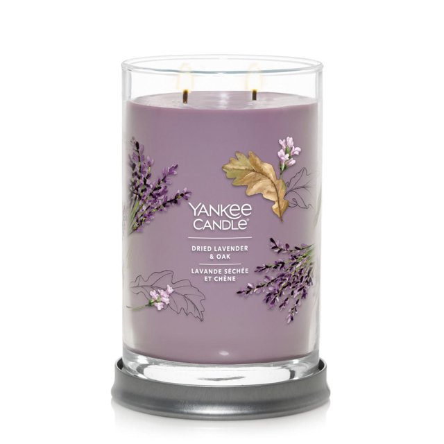 Bougie parfumée Yankee Candle Signature, bougie en pot format grand