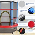 thumbnail image 4 of Costway 55" Kids Trampoline Bouncing Jumping Mat Recreational Trampoline W/Enclosure Net, 4 of 10