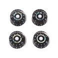 thumbnail image 1 of 4pcs Black Electric Guitar Knobs Abalone Blue Green B-Stock, 1 of 6