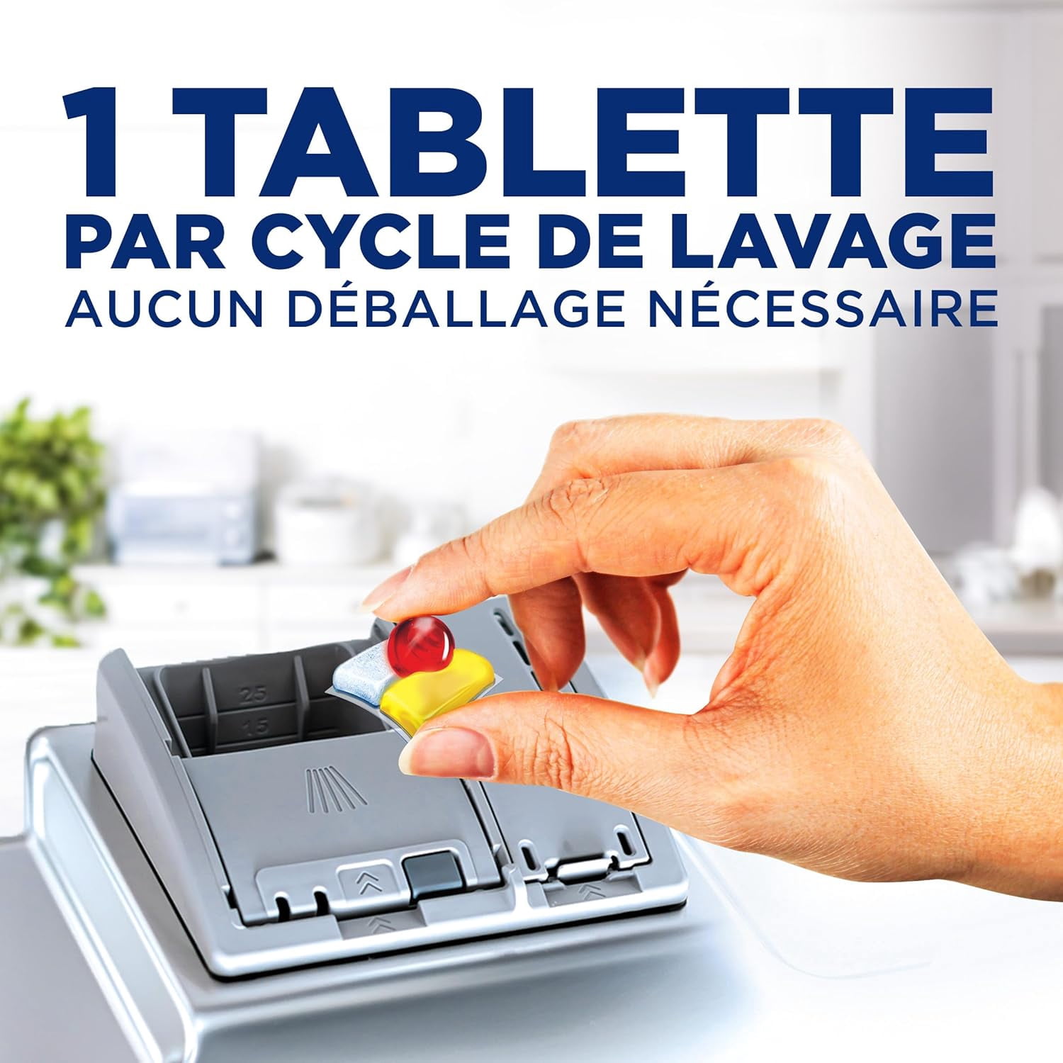 Finish Quantum Ultimate Lessive Lave-Vaisselle Citron, 40 Comprimés