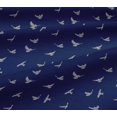 thumbnail image 4 of oneOone Viscose Jersey Fabric Bird Ikat Print Fabric BTY 60 Inch Wide, 4 of 4